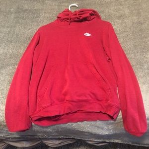 red Nike sweater